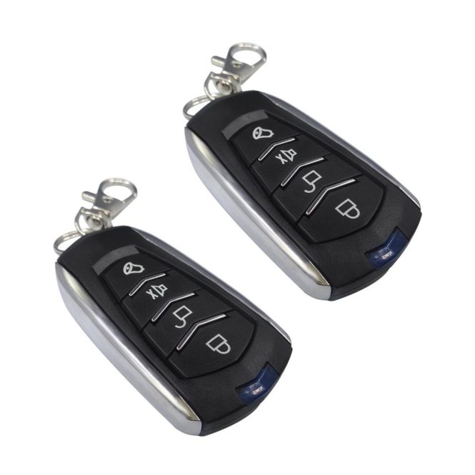 Car Alarms | Remote Control Door Lock Vehicle Keyless Entry System 1 Black Car Alarms Black