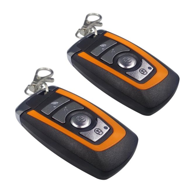 Car Alarms | Remote Control Door Lock Vehicle Keyless Entry System 2 Black Car Alarms Black