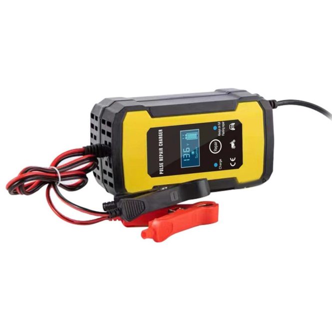 Car Charger | Car Battery Charger 12V Smart Fully Automatic Battery Charger Maintainer au Yellow Car Charger Car Charger