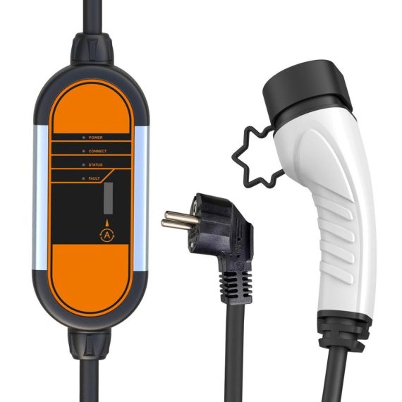 Car Charger | Portable  EV Charger Type2 IEC62196-2 8A-16A  5M Cable,Electric Vehicle Charger EU Plug-in EV Charging Station Adapter eu Car Charger Car Charger