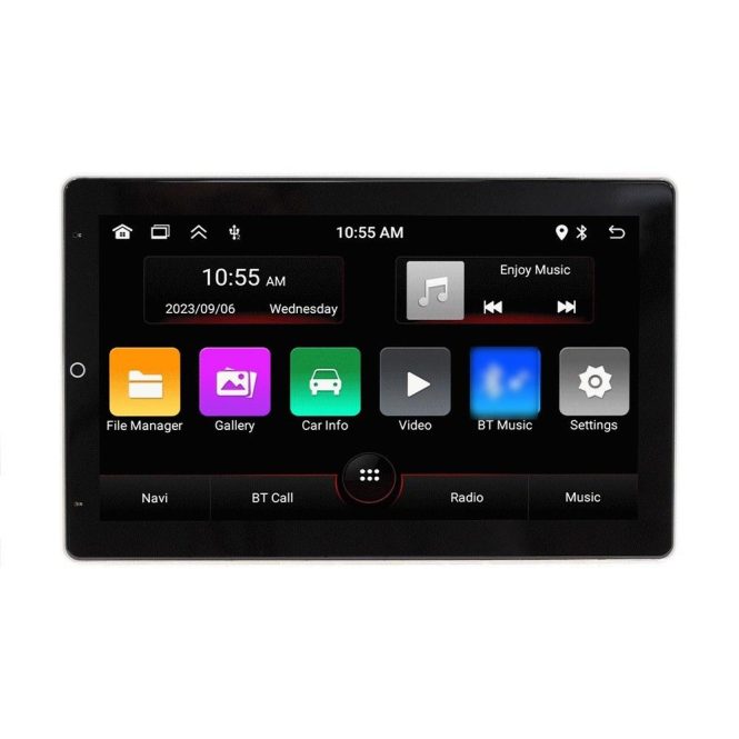 Car DVD Player | 10.1in Rotating Screen High Clear Car BT MP5 Player(RAM 1G+ROM 32G) Car Car DVD Player