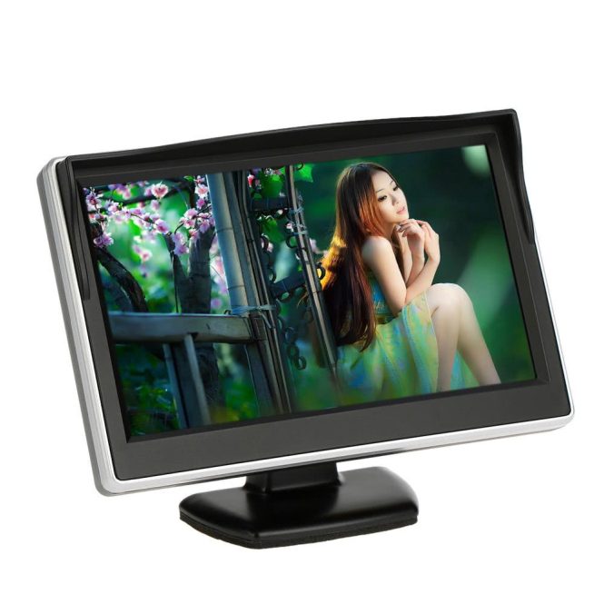 Car DVD Player | 5 Inch TFT LCD Display Monitor Black Car Black