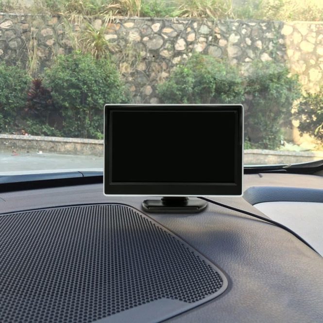 Car DVD Player | 5 Inch TFT LCD Display Monitor Black Car Black