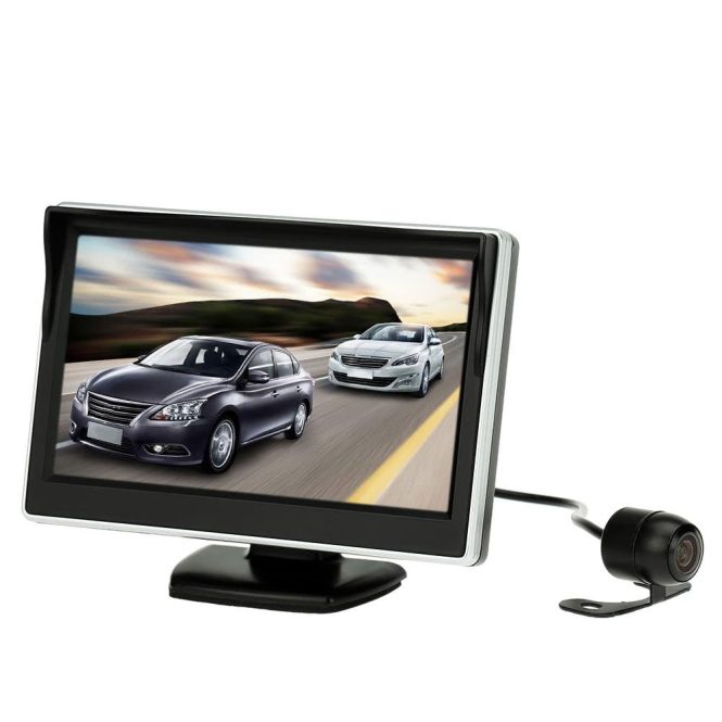 Car DVD Player | 5 Inch TFT LCD Display Monitor Black Car Black