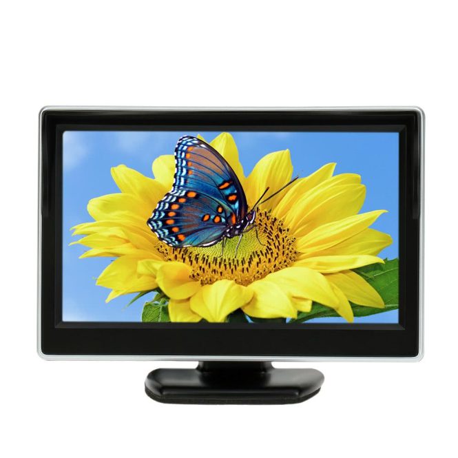 Car DVD Player | 5 Inch TFT LCD Display Monitor Black Car Black