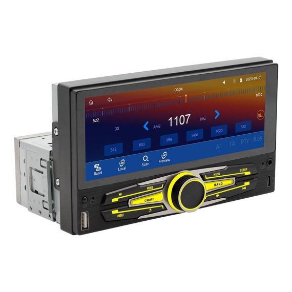 Car DVD Player | 6.86 Inch Car Stereo BT MP5 Player RDS Radio Black Car Black