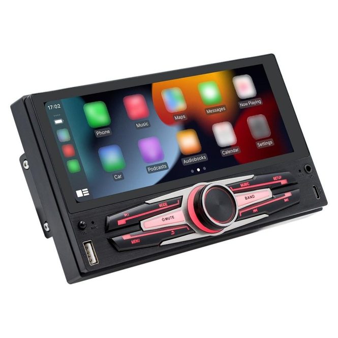 Car DVD Player | 6.86 Inch Car Stereo BT MP5 Player RDS Radio Black Car Black