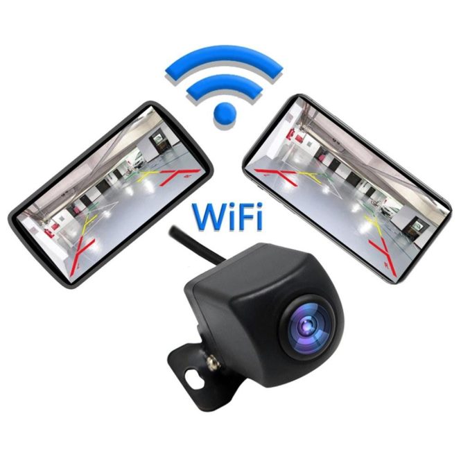 Car DVD Player | Wireless Backup Camera HD WIFI Rear View Camera Black Car Black