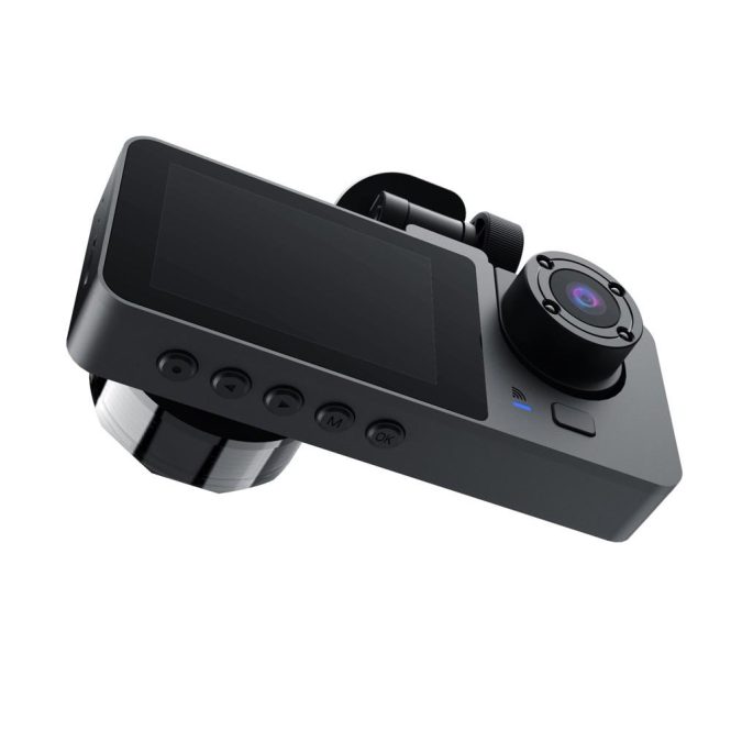 Car DVR | 1080P DVR Dash Camera Front and Rear Camera Driving Recorder 2 Inch Screen Dashcam Black Car Black