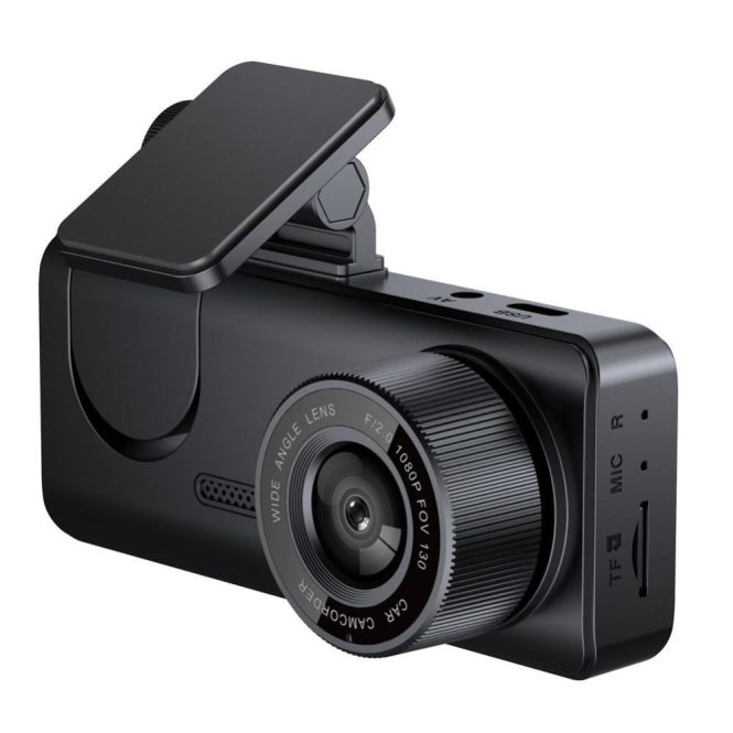 Car DVR | 2 Cameras Dash Cam Multi-Language Clear Car Video Recording Camcorder Black Car Black