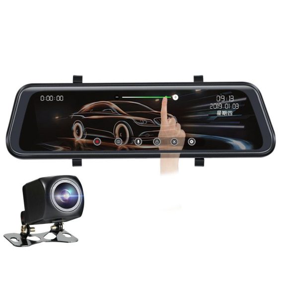 Car DVR | Dual Lens Car Video Recorder Auto Dash Cam Car Camera Recorder Black Car Black