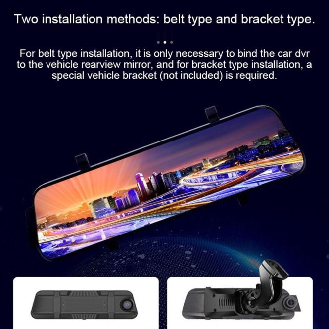 Car DVR | Dual Lens Car Video Recorder Auto Dash Cam Car Camera Recorder Black Car Black