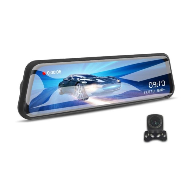 Car DVR | Dual Lens Car Video Recorder Auto Dash Cam Car Camera Recorder Black Car Black