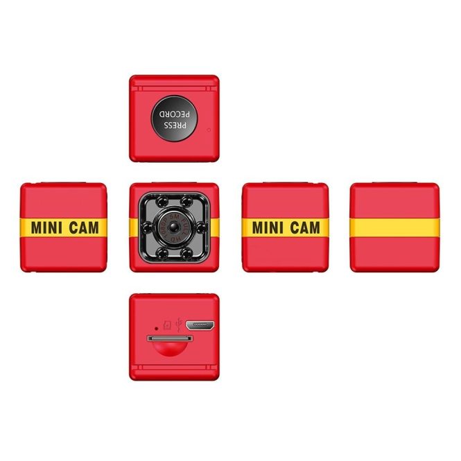 Car DVR | Full HD 1080P Security Camera Mini Camera Red Car Car DVR