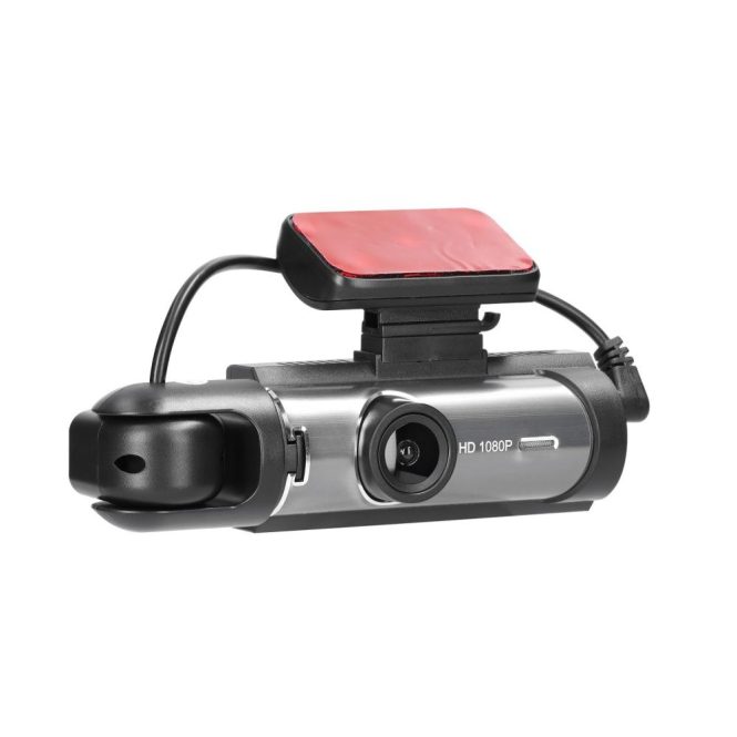 Car DVR | Multi-language Dual Lens Car Video Recorder Auto Dash Cam Black Car Black