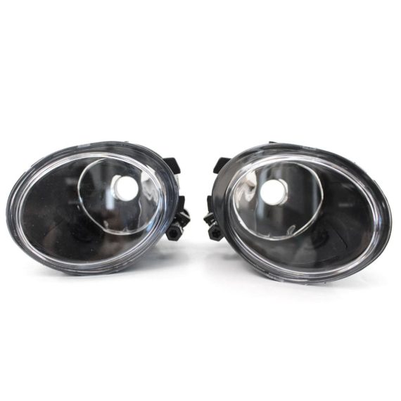 Car Fog Lights | 1Pair Bumper Fog Light Replacement for BMW E46 3 Series 2001-2005 M3 1999-2002 E39 M5 Black Car Fog Lights Black