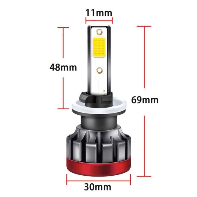 Car Fog Lights | 2PCS 880/881 LED Fog Light Bulbs 3000K Yellow 3000 Lumens 30W High Power LED Fog Light DRL Bulbs for Cars Trucks Yellow Car Fog Lights Car Fog Lights