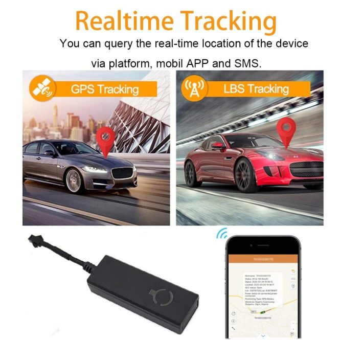 Car GPS Tracker | Car GPS Tracking Device Locator Real Time Anti-Theft Alerts Location Terminal Black Car GPS & Accessories Black