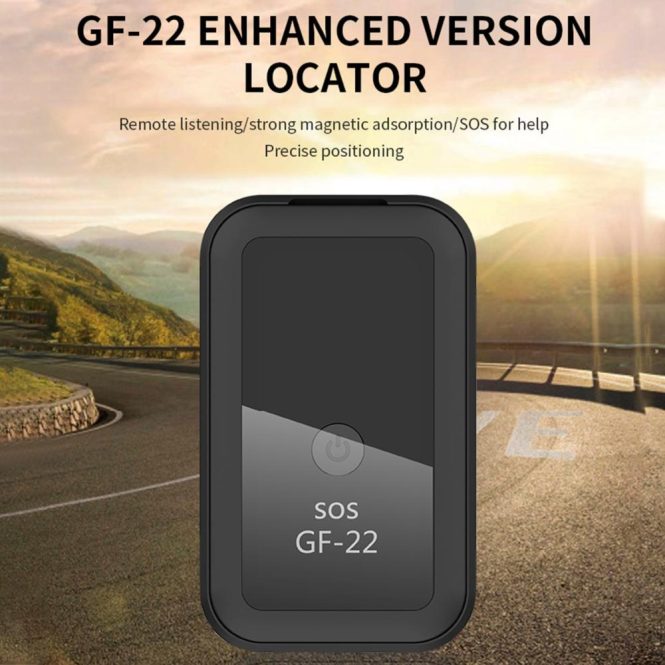 Car GPS Tracker | GF-22 GPS Locator Wireless Intelligent Precise Positioning Car Motorcycle Anti-theft Tracker Black Black