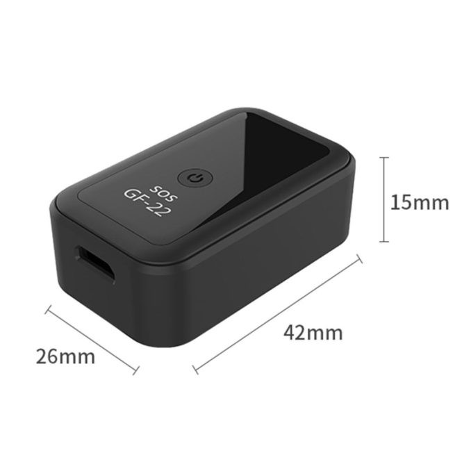 Car GPS Tracker | GF-22 GPS Locator Wireless Intelligent Precise Positioning Car Motorcycle Anti-theft Tracker Black Black