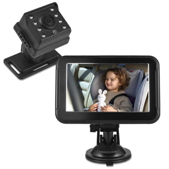 Car Rear View Camera | 1080P Baby Car Camera Baby Car Monitor Backseat Camera for Kids with Car Charger Camera Bracket Car Rear View Camera