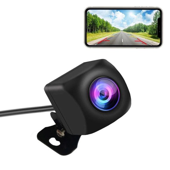 Car Rear View Camera | Wireless Backup Camera 1080P 5G WiFi Night Vision Rear View Camera for iOS/Android IP67 Waterproof Reverse Camera for Truck Trailer RV Camper Car Alarms & Security Car Rear View Camera