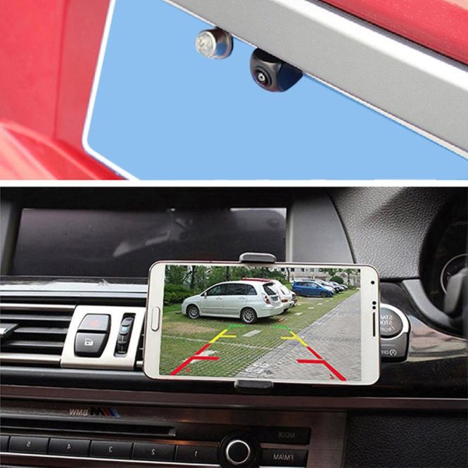 Car Rear View Camera | Wireless Backup Camera HD WIFI Rear View Camera Black Car Alarms & Security Black