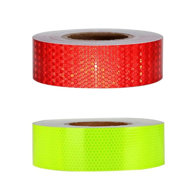 Car Stickers | Safety Mark Reflective Tape Stickers Car-Styling Self Adhesive Warning Tape for Automobiles Motorcycle Green Car Decorations Car Stickers