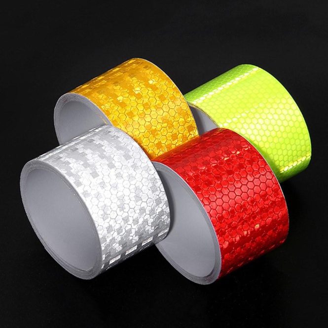 Car Stickers | Safety Mark Reflective Tape Stickers Car-Styling Self Adhesive Warning Tape for Automobiles Motorcycle Green Car Decorations Car Stickers