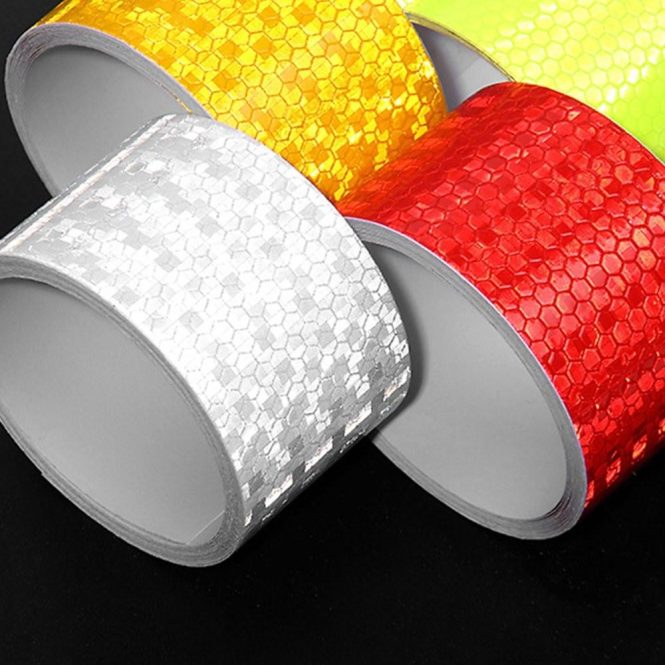 Car Stickers | Safety Mark Reflective Tape Stickers Car-Styling Self Adhesive Warning Tape for Automobiles Motorcycle Green Car Decorations Car Stickers