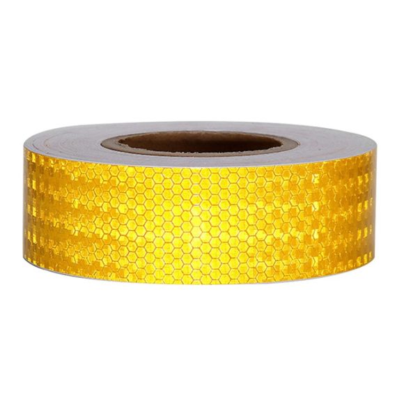 Car Stickers | Safety Mark Reflective Tape Stickers Car-Styling Self Adhesive Warning Tape for Automobiles Motorcycle Yellow Car Decorations Car Stickers