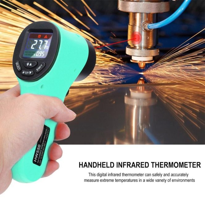 Car Thermometer | Handheld Non-contact Digital Infrared Thermometer Green Car Electronics Car Thermometer