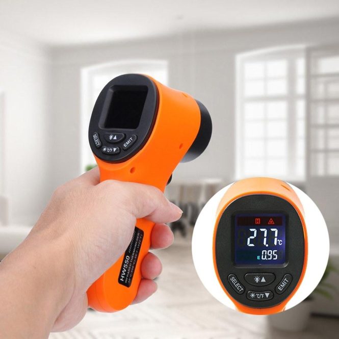 Car Thermometer | Handheld Non-contact Digital Infrared Thermometer Green Car Electronics Car Thermometer