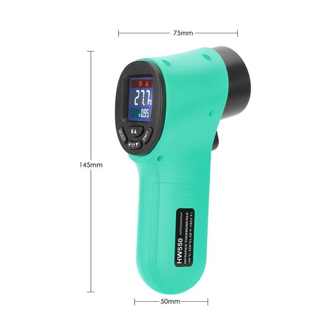 Car Thermometer | Handheld Non-contact Digital Infrared Thermometer Green Car Electronics Car Thermometer