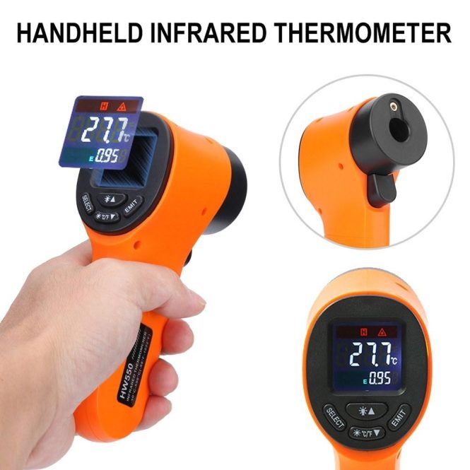 Car Thermometer | Handheld Non-contact Digital Infrared Thermometer Green Car Electronics Car Thermometer