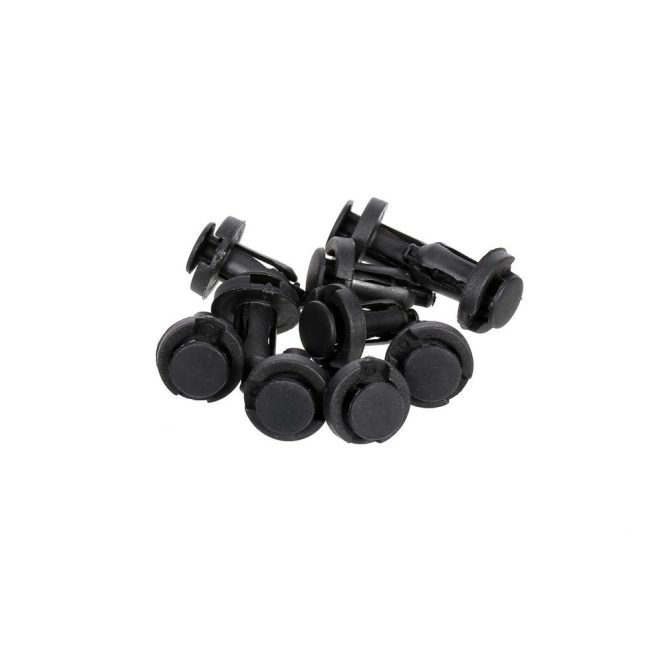 Car Tools | 100Pcs Car Body Plastic Push Retainer Pin Rivet Fasteners Trim Moulding Clip Black Car Repair & Maintenance Black