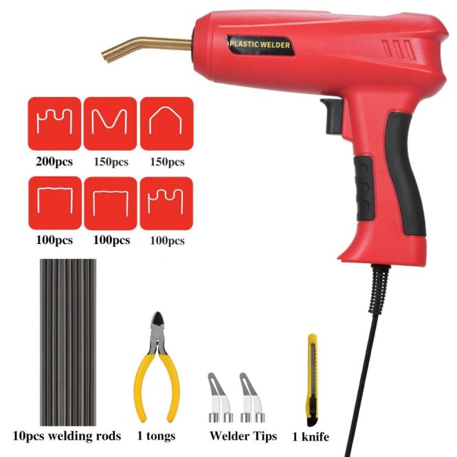 Car Tools | 150W Plastic Welder 2 in 1 Handheld Hot Stapler Machine eu Car Repair & Maintenance Car Tools