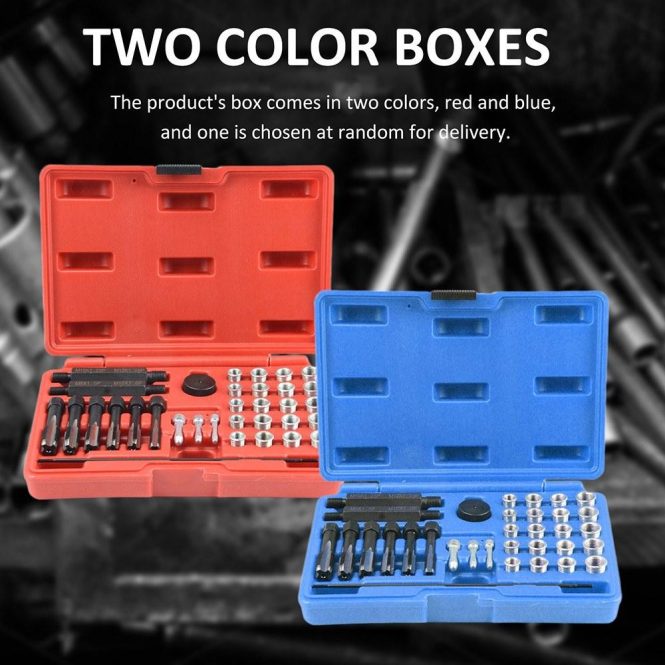 Car Tools | 33PCS Glow Plug Thread Repair Kit Red Car Repair & Maintenance Car Tools