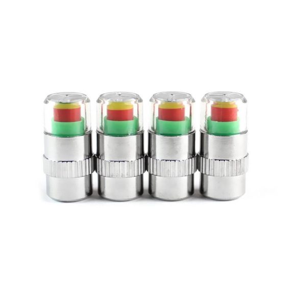 Car Tools | 4PCS car auto tire pressure monitor tire gage alert sensor indicator valve caps J1460-6 Car Repair & Maintenance Car Tools