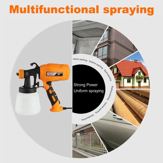 Car Tools | 550W HVLP Electric Paint Sprayer Paint Machine eu Car Repair & Maintenance Car Tools