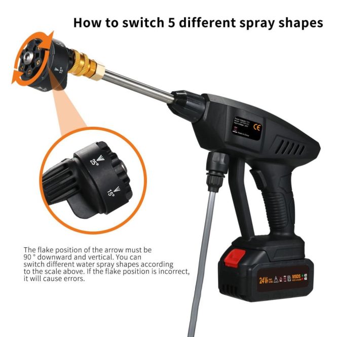 Car Tools | 6-in 1 Spray Cordless Power Washer eu Car Repair & Maintenance Car Tools