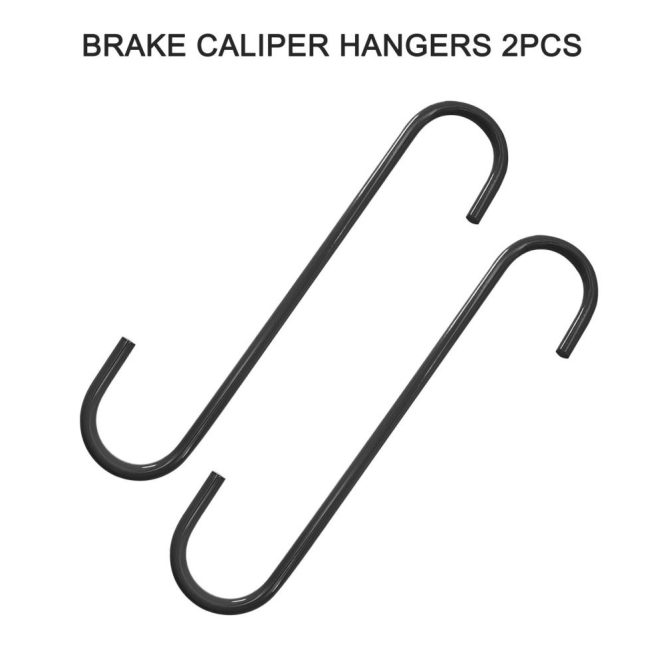 Car Tools | Automotive Brake Caliper Hooks 2PCS Brake Caliper Hangers Excellent Brake Caliper Hook Hanger for Automotive Tool Use in Brake Bearing Axle and Suspension Black1 Car Repair & Maintenance Black1