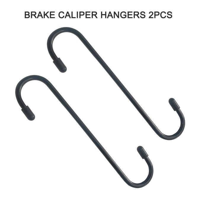 Car Tools | Automotive Brake Caliper Hooks 2PCS Brake Caliper Hangers Excellent Brake Caliper Hook Hanger for Automotive Tool Use in Brake Bearing Axle and Suspension Black2 Car Repair & Maintenance Black2