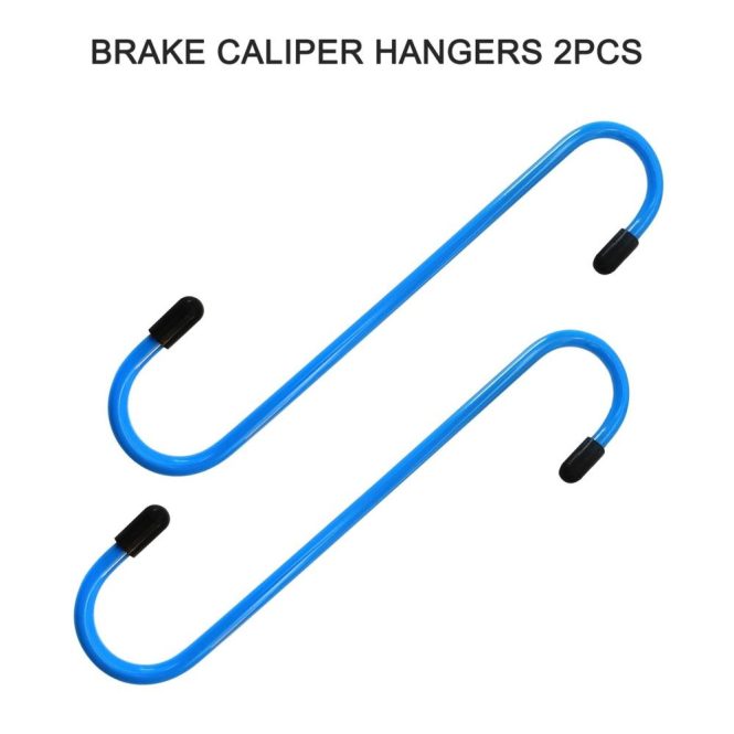 Car Tools | Automotive Brake Caliper Hooks 2PCS Brake Caliper Hangers Excellent Brake Caliper Hook Hanger for Automotive Tool Use in Brake Bearing Axle and Suspension Blue2 Car Repair & Maintenance Blue2