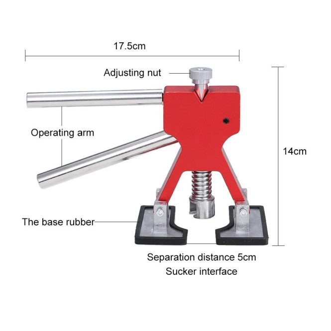 Car Tools | Automotive Dent Removal Tool Puller Car Body Paintless Dent Lifter Red Car Repair & Maintenance Car Tools