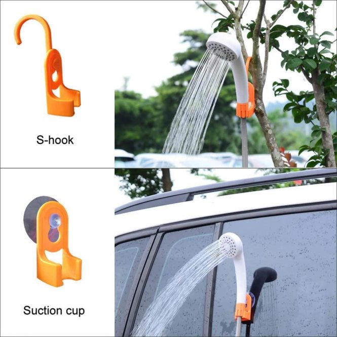 Car Tools | Camping Shower Outdoor/Indoor Electric Shower with Battery Powr Display Multicolor Car Repair & Maintenance Car Tools