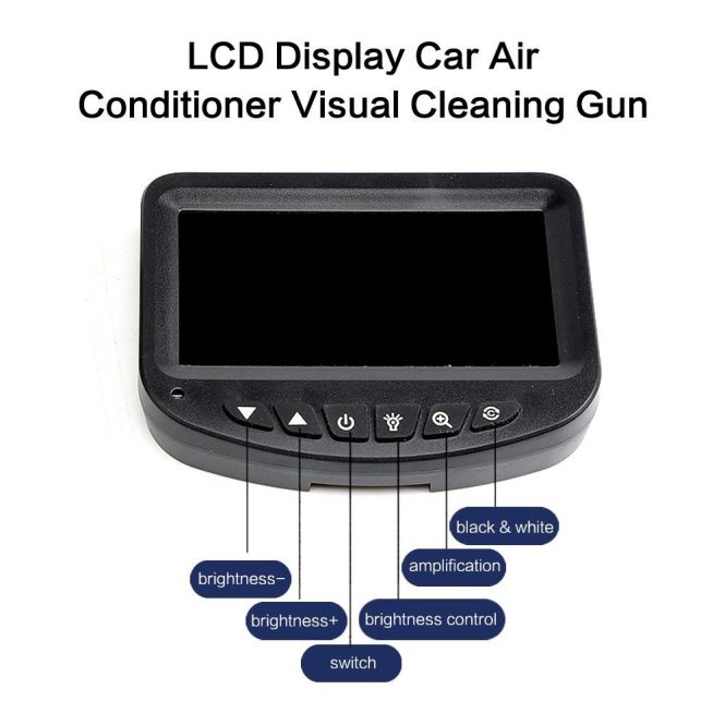 Car Tools | Car Air Conditioner Cleaning Gun Pipeline Inspection Camera LCD Display Car Air Conditioner Visual Cleaning Gun Green Car Repair & Maintenance Car Tools