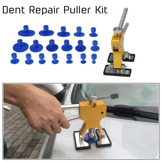 Car Tools | Car Body Paintless Dent Lifter Repair Tool Puller + 18 Tabs Hail Removal Tool J1116-2 Car Repair & Maintenance Car Tools