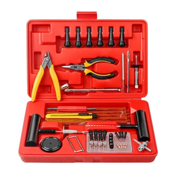 Car Tools | Car Tyre Repair Kit Puncture Plug Set Auto Bike Tire Repairing Tools Set Multicolor Car Repair & Maintenance Car Tools