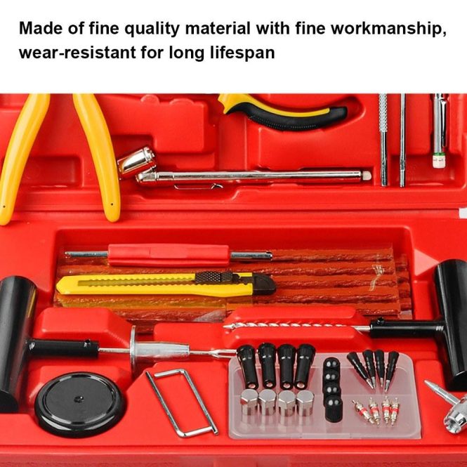 Car Tools | Car Tyre Repair Kit Puncture Plug Set Auto Bike Tire Repairing Tools Set Multicolor Car Repair & Maintenance Car Tools